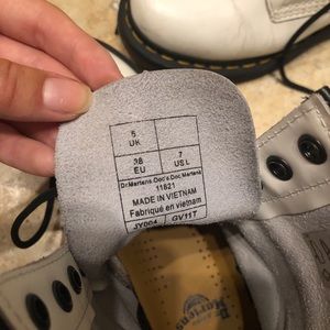 White Dr. Martens